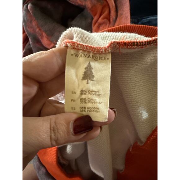 WANNAKOME pink acid wash oversized body hoodie L - Picture 3 of 7